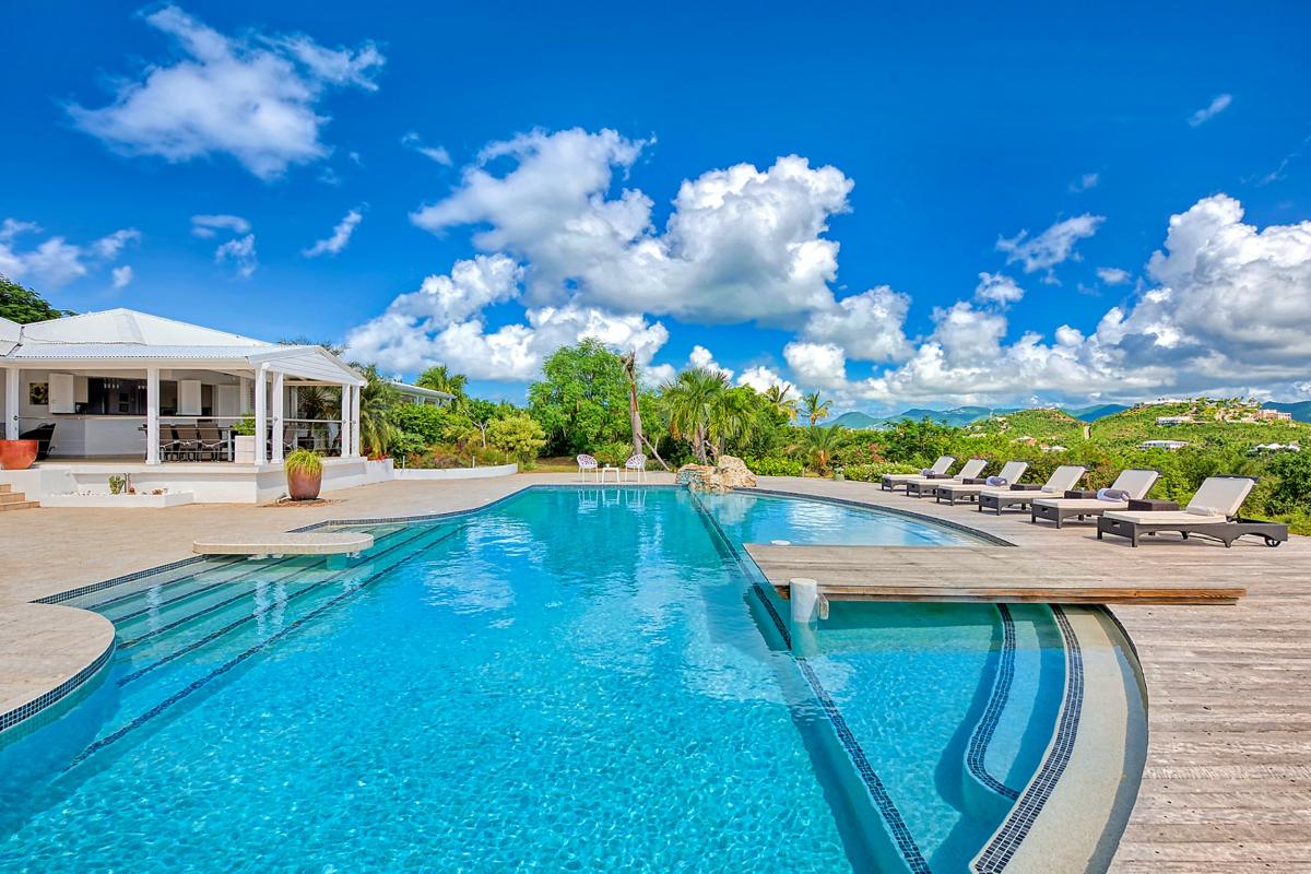 Charming Villa rental St Martin - Pool